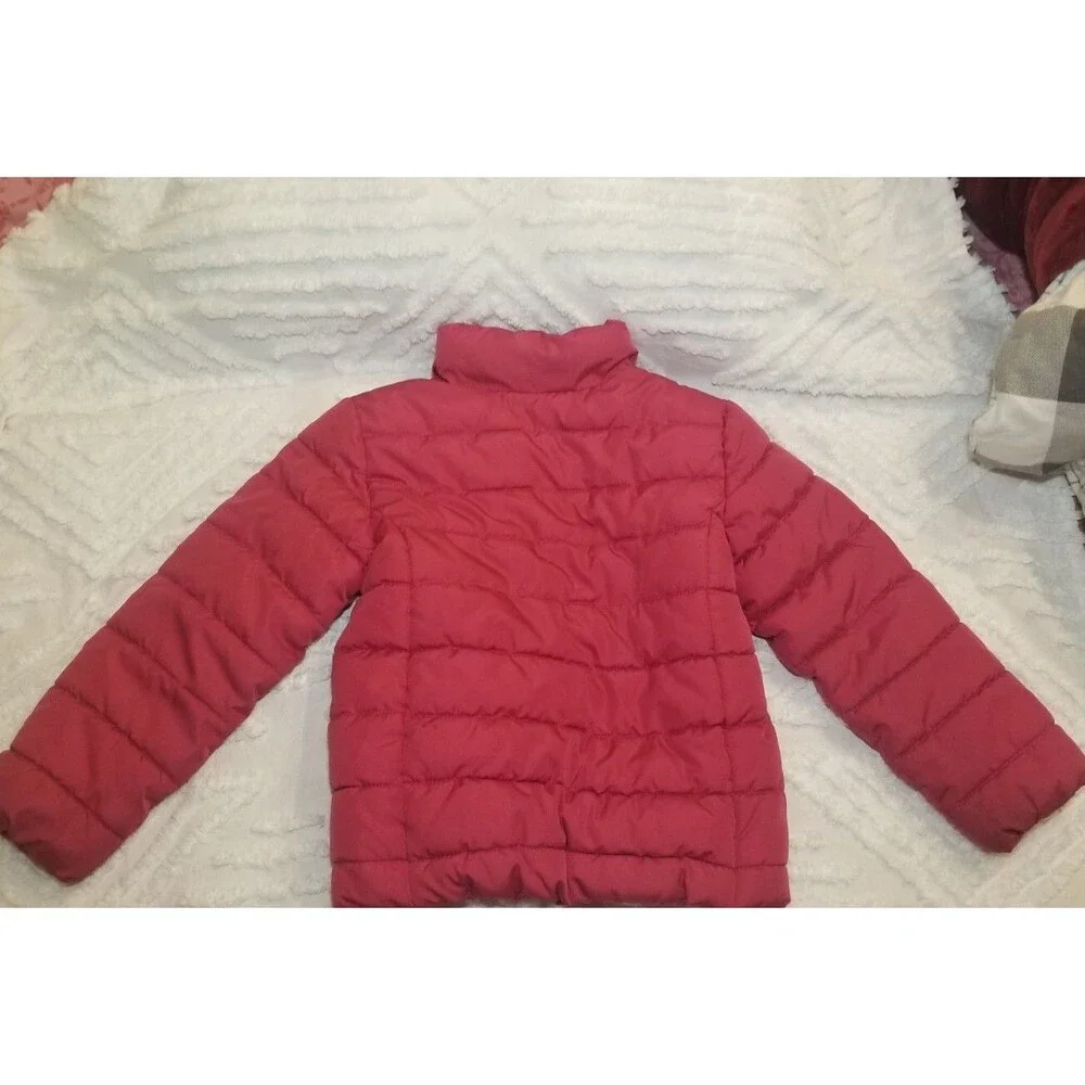 The Children's Place Girls' Puffer Jacket Snow Winter Pink Coat Small ( 5 / 6 )